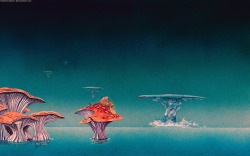  O my wonderful view of the incredible artwork of Roger Dean