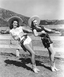 20th-century-man: Dorothy Malone, Penny Edwards / publicity photo