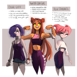 ceshira:  Tag yourself I’m Casual Goth.  Instagram LINK  cuties!