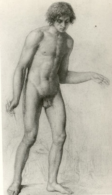 Charles Gleyre (1806-1874), Male nude study