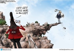 agoodcartoon:  if democrats would only move toward AOC’s left,
