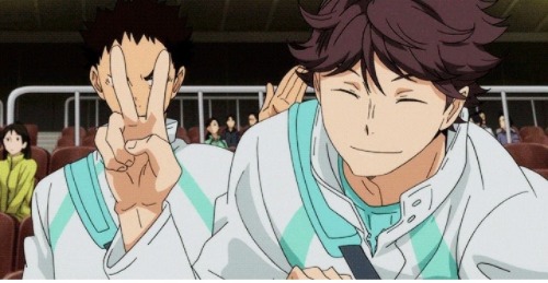 oshietooru:Asuma Kousuke and Hirata Yuuya mimicking anime/manga Oikawa and Iwaizumi again. à²¥â–‚ à²¥