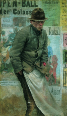 Josef Engelhart (Austrian, 1864-1941), Eine Wiener Straßenfigur