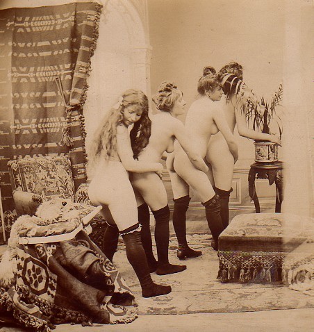 Have more of the lesbian foursome!  My long term relationship just ended and everything is shitty, but at least there’s Victorian pornography! Hooray!