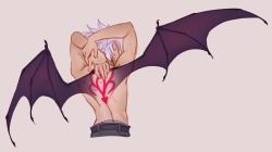 kingdomsaurushearts:  kipskiff:Riku except he just has wings