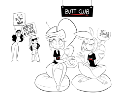 joe-lasko: cheesecakes-by-lynx:  atomictiki:  hernyart:  HONK IF U LOVE ROBUTTS! EQUAL BUTTS FOR ALL!   