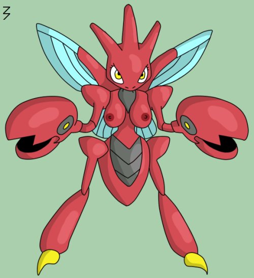 pokepornstash:  Anonymous said:Can i get some F scizorÂ 