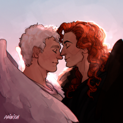 tvarinich: some of my good omens’ fanart