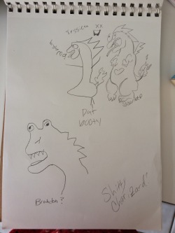 theshitfucksart:  So I was told to draw a shitty Charizard and
