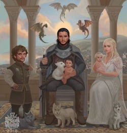 muttpeeta:    if Game of Thrones ended like a Disney movie | artist: