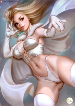 didiesmeralda:    Emma Frost | Marvel Fanart  by Didi-Esmeralda