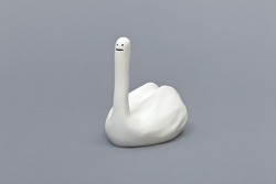 raisedbymyths:Swan by David Shrigley