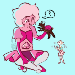 no-su-crit-here: pink and pearl exploring earth (and subsequently