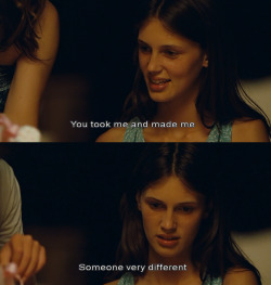 issietheshark:  jeune et jolie (2013)  No one’s ever changed