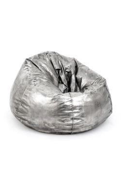 artsy:  Believe it or not, this bean bag chair is made of steel.