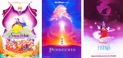mickeyandcompany:  Disney movies + re-release posters 