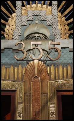 whitedogblog:Art deco metalwork, Marine Building, Vancouver,