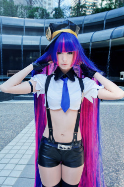 cosplaybeautys:  Stocking Cop from panty and stocking with garterbelt