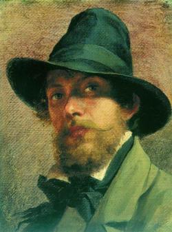 Fyodor Bronnikov (self-portrait) 1856