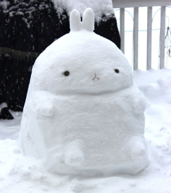 molang-official:  Best snowman ever! ;) ⛄  