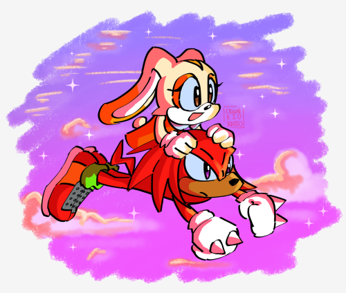 clownkidsart:Redraw of this cute little sprite from sonic advance