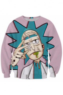 knowitlater: Unisex 3D Pullover Sweatshirts  Rick and Morty  //