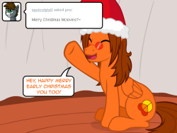 nopony-ask-mclovin:  Do you like my hat?  X3 Oh Aha, you naughty