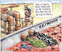 cartoonpolitics:  (background here - video) 