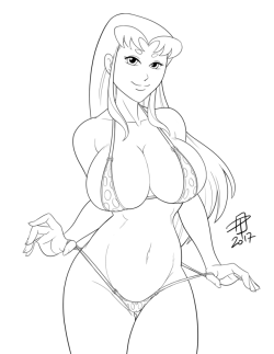 chillguydraws:Starfire’s Itty Bitty Teeny Wheeny Earth Bikini