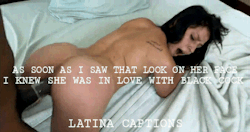 latinacaptions:  Reblog if you would love to watch your girl