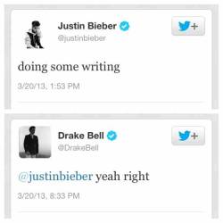 epic-humor:  Drake Bell vs. Believers X 