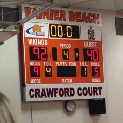 WE BEAT THEM BY 52 POINTS!!