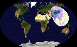 There are more people living inside this circle than outside