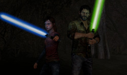 The Last of Us Jedi The Master and his Padawan. I just did this