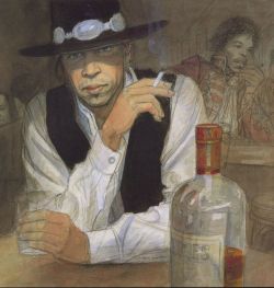 aindasemtitulo:  Stevie Ray Vaughan by Jean-Pierre Gibrat.