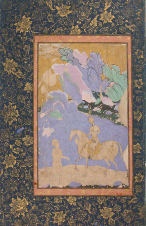 cherryslush:unfinished iranian manuscript illustration depicting