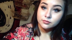 mancverbcard:forever wishing this septum ring was a real piercing