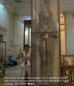 4biddnknowledge:  #CairoMuseum I was there last in 2014.  Real giants from Ancient #Khem now known as #Egypt. Image courtesy of #BrienFoerster Learn more @annunakihistory  #4biddenknowledge  Interesting 