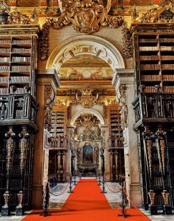 stylish-homes:  Library of the University of Coimbra, Portugal