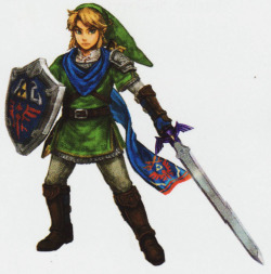 historyofhyrule:  Link’s set of (mostly) traditional art from
