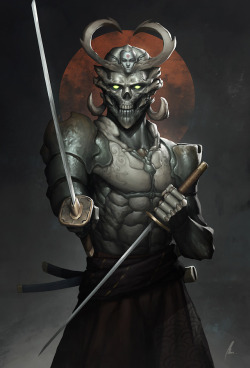 artofemin:  YoshimitsuMy own take on the samurai from the Tekken