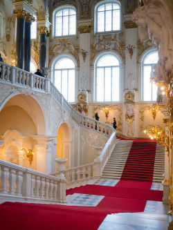 thestandrewknot:  The Jordan Staircase at the Winter Palace,