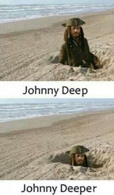 #JohnnyDeep es un loquillo