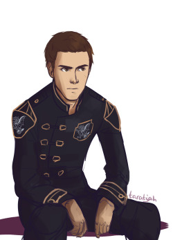 hello-draw:  taratjah:  Chaol WestfallOur dear scowling captain