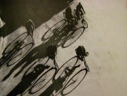 Cyclists in Copenhagen, c1940s 