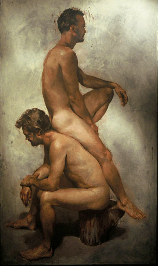 santaferomantic2:silk2-99:m a n   in art     🖌Paul Abbott“Men