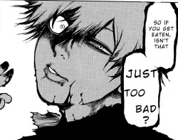 it took tokyo ghoul 64 chapters for the main character to finally