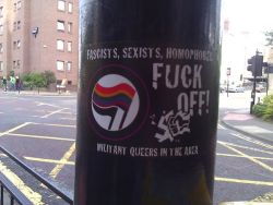 feministknope:  Stickers on lampposts around Newcastle 