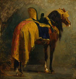colourthysoul:  Isidore Pils - Horse caparisoned (ca. 1860) 