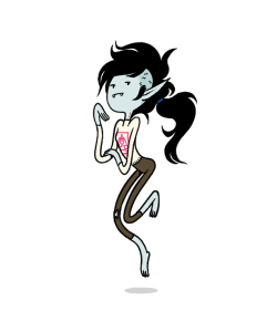 charmainevee:Marcie with a mullet-hawk in a ponytail 💕 by